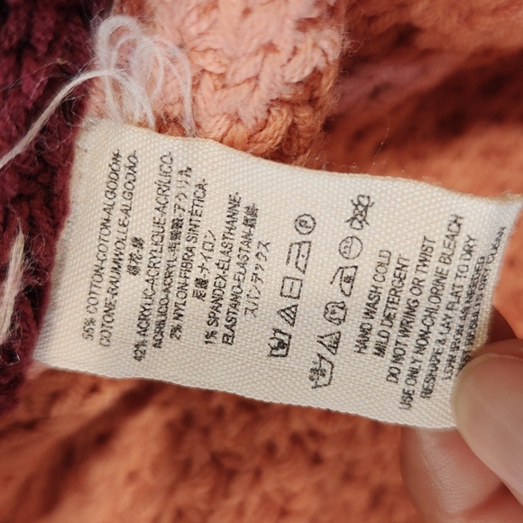 Free People Park City Colorblock Oversized Turtleneck Sweater - Picture 4 of 7